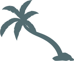 illustration d'un palmier allongé. 